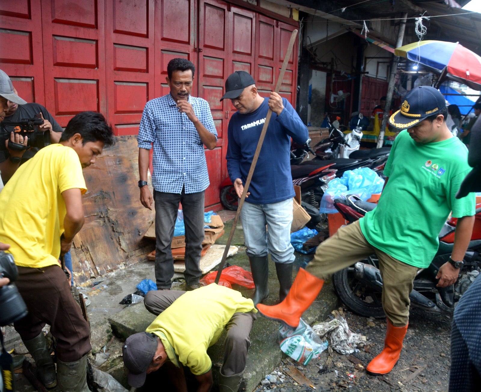 Pemko Langsa Gotroy Di Pusat Pasar