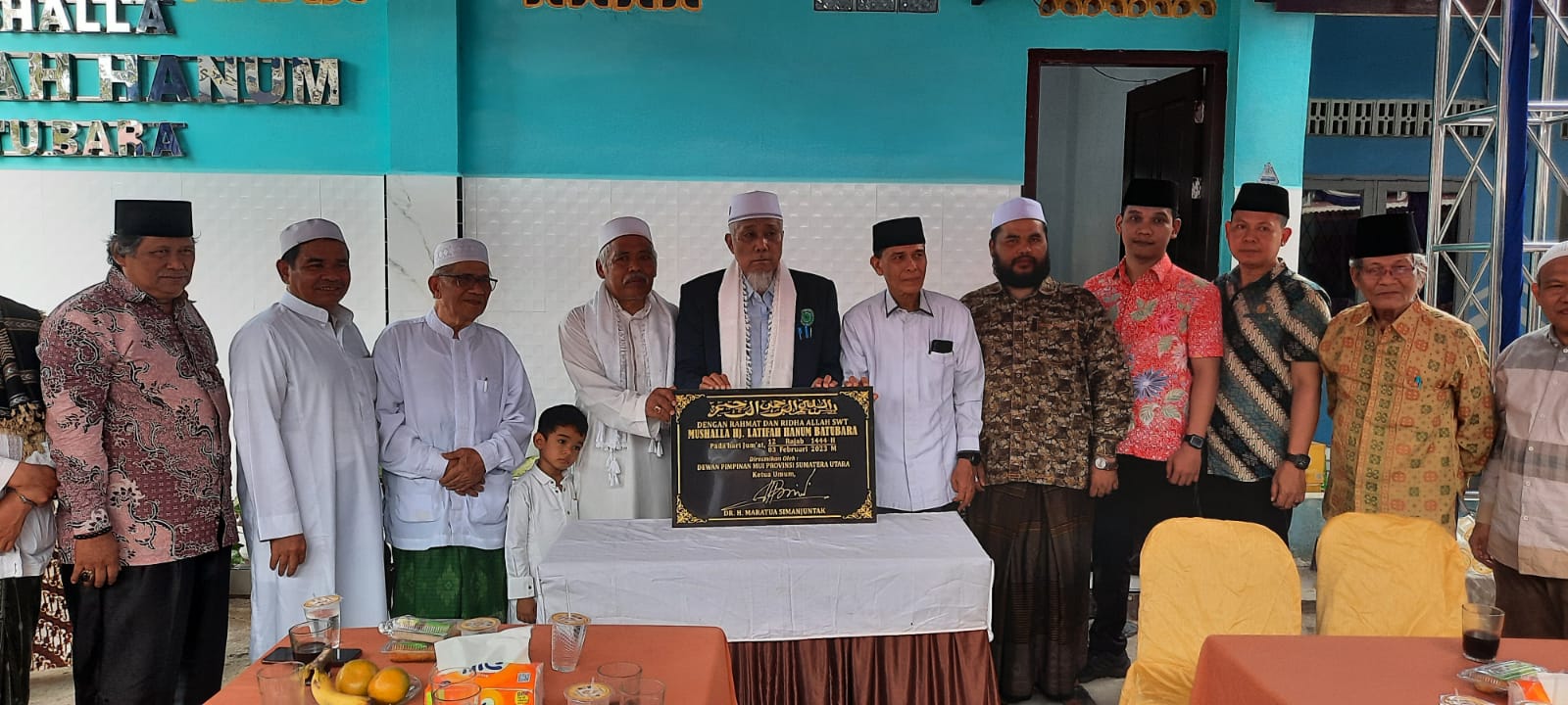 MUISU Resmikan Mushala Hj Latifah Hanum Di Medan Amplas
