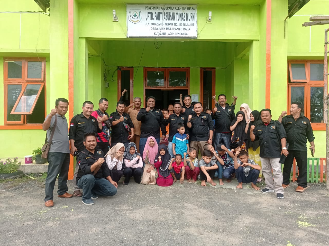Sambut HPN, PWI Agara Santuni Anak Yatim