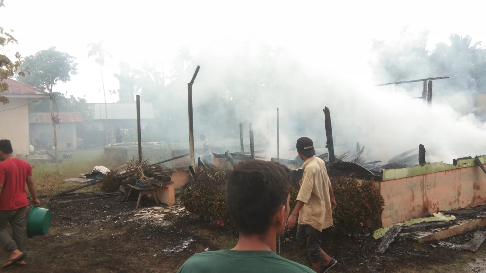 Satu Rumah Terbakar Di Securai Utara