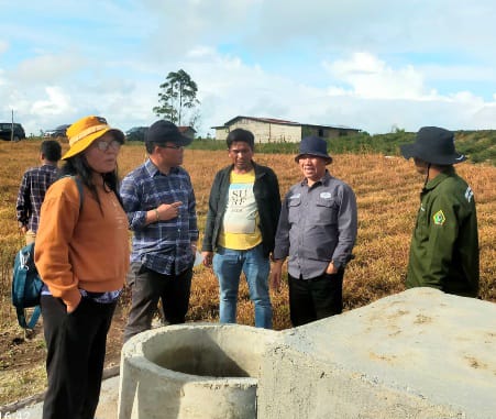 Direktur Irigasi Kementan RI Tinjau Pembangunan Jaringan Irigasi Air Tanah Di Hariara Pintu