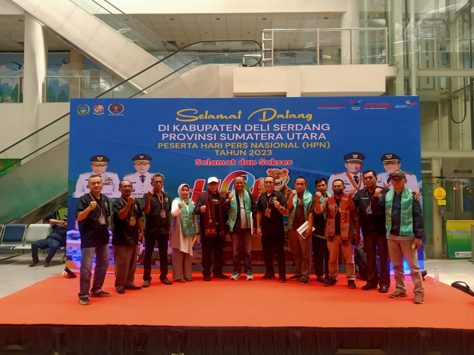 Peserta HPN Sampaikan Terimakasih Sambutan PWI Deliserdang