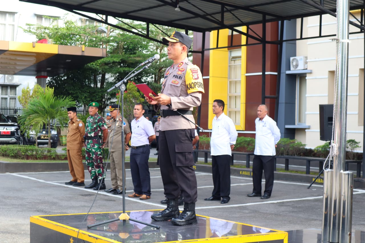 Polres Agara Apel Gelar Pasukan Ops Keselamatan Seulawah 2023