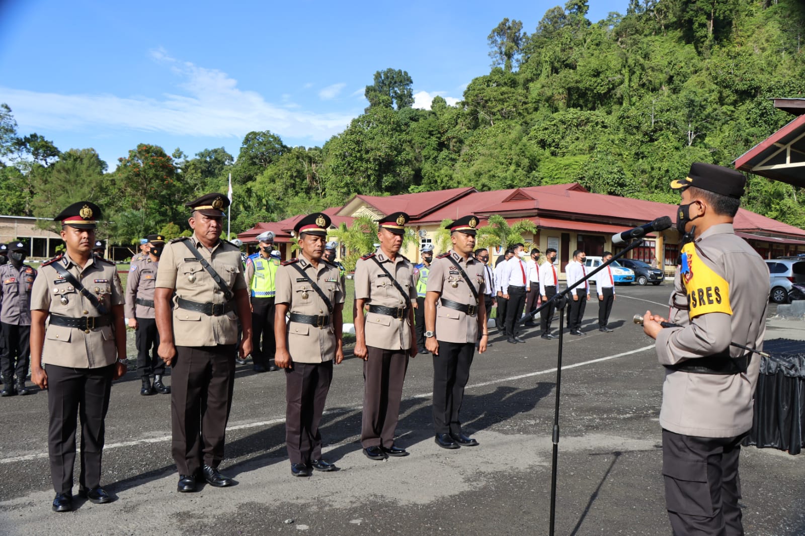 Kasi Propam Dan Empat Posisi Perwira Polres Simeulue Disertijabkan