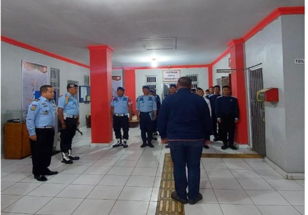 Deteksi Dini Kamtib, Rutan Kelas IIB Humbahas Kumham Sumut Razia Insidentil