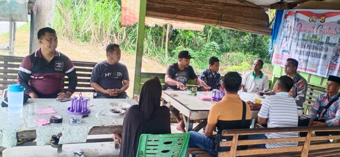 Jumat Curhat, Tokoh Kampong Penanggalan Keluhkan Air Bersih