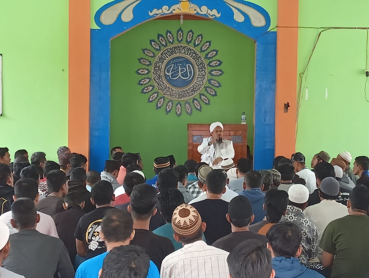 K.H Abdurahman Al Banjari Safari Dakwah Di Rutan Kelas IIB Humbahas