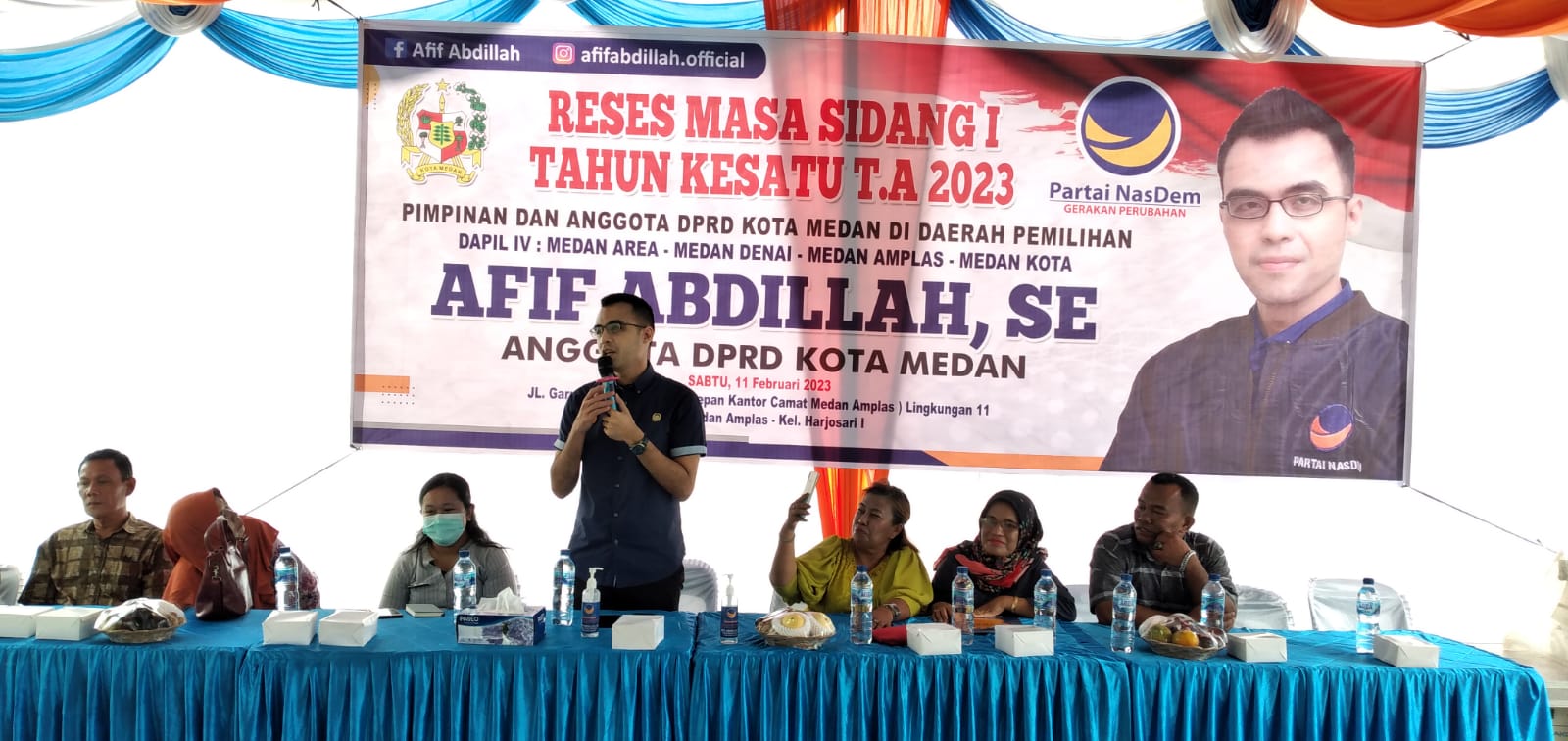 Reses Afif Abdillah SE, Warga Keluhkan Harga Sembako Melambung
