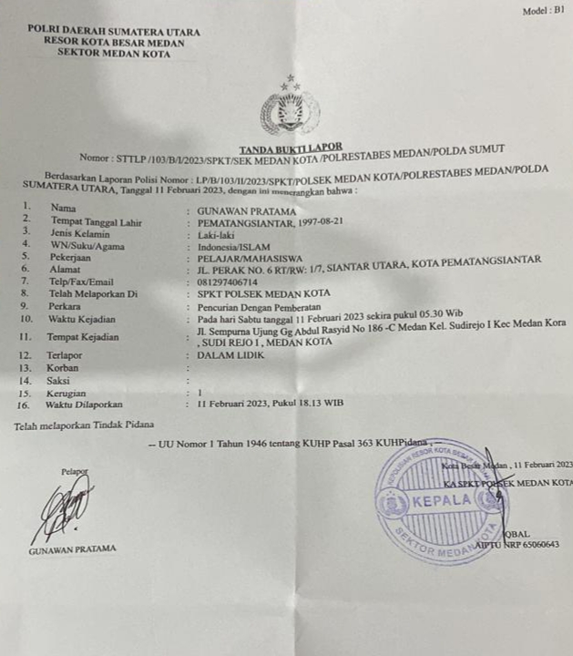 Pencurian Modus 'Becak Hantu' Kambuh Lagi, Sepedamotor Lenyap Dari Teras Rumah