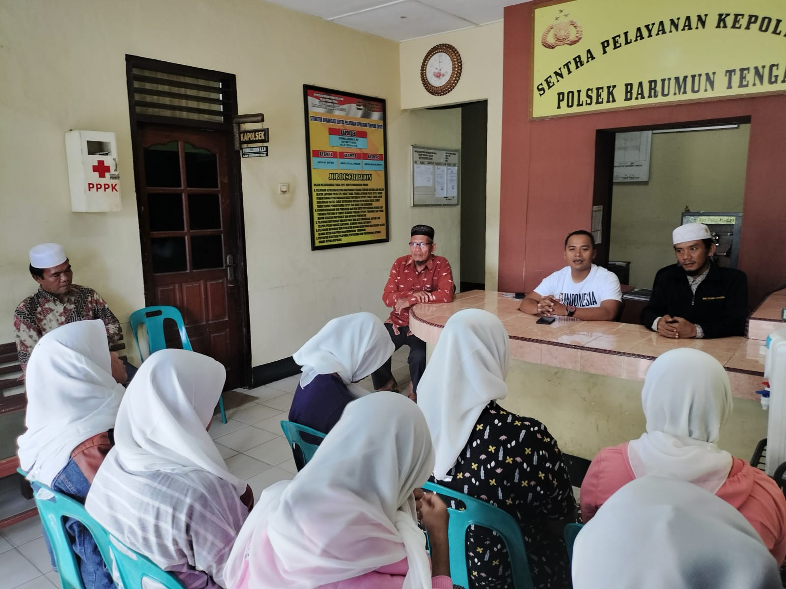 7 PSK Terjaring Razia Polsek Barteng