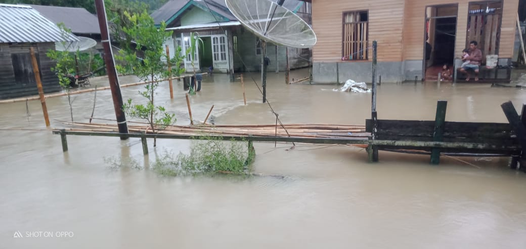 Banjir Mulai Rendam Sejumlah Pemukiman Di Simeulue