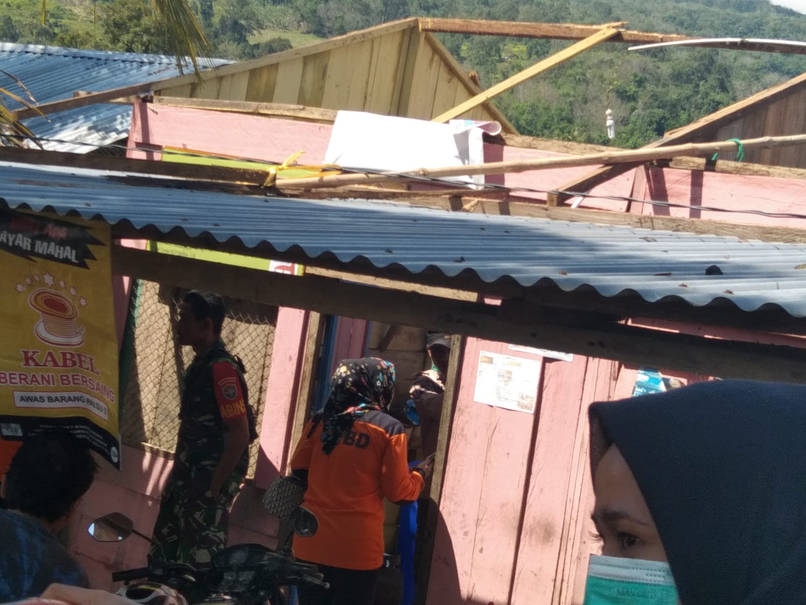 Empat Rumah Di Agara Rusak Diterjang Angin Puting Beliung