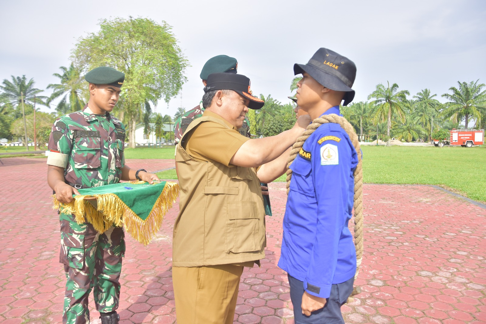 Personel BPBD Aceh Tamiang Ikuti Diklatsar Damkar
