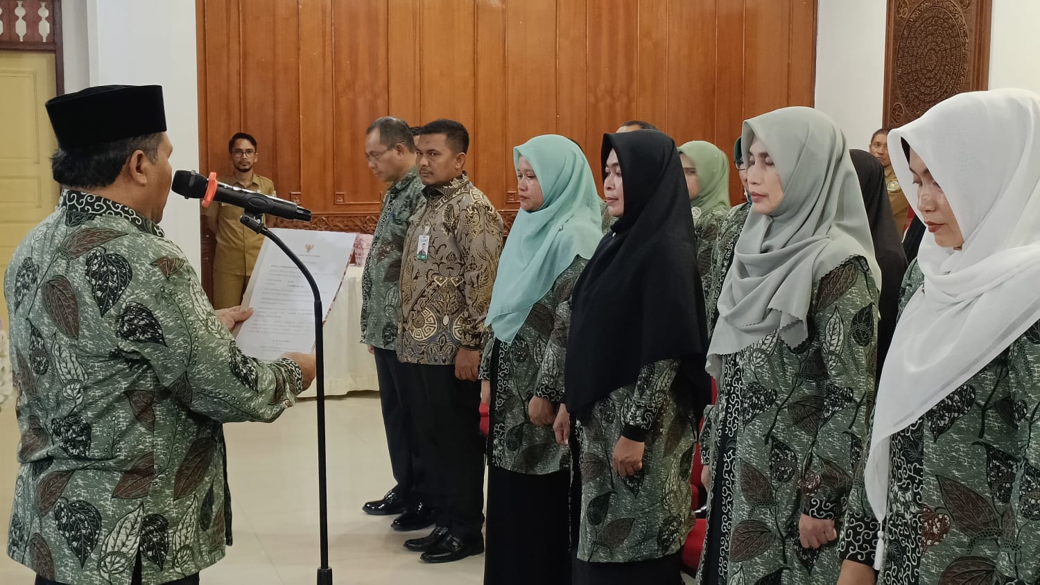 Pj Bupati Pidie Kukuhkan Pengurus Dekranasda 2023-2024