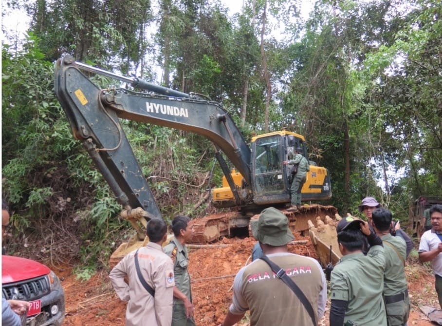 Gakkum KLHK Tetapkan 2 Tersangka Pelaku PETI