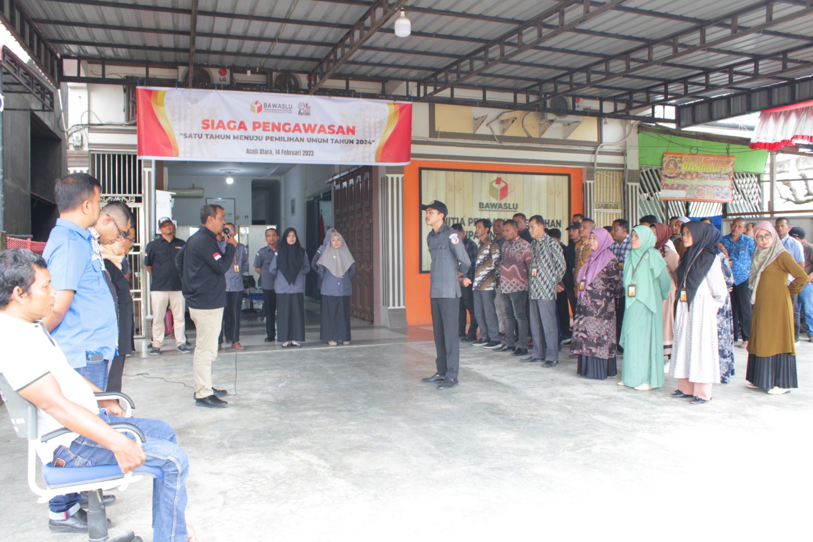 Panwaslih Aceh Utara Apel Siaga Pengawasan