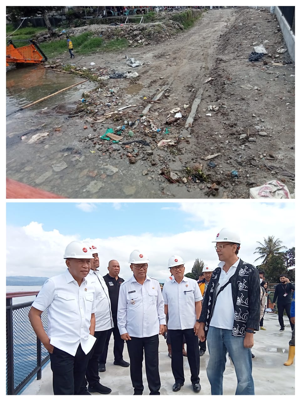 Menpora Ingatkan Bupati Toba Bersihkan Sampah Di Danau Toba