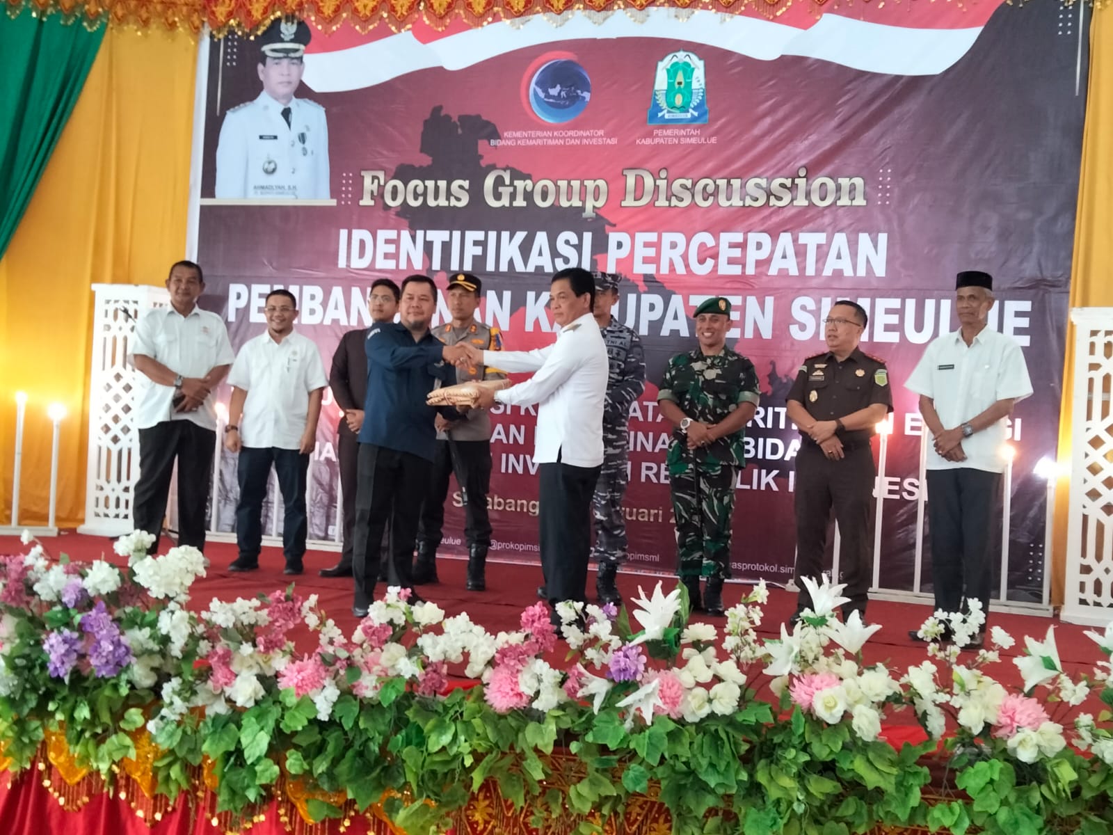 Pj Bupati Simeulue Serahkan Data Potensi Ke Tim Marves RI