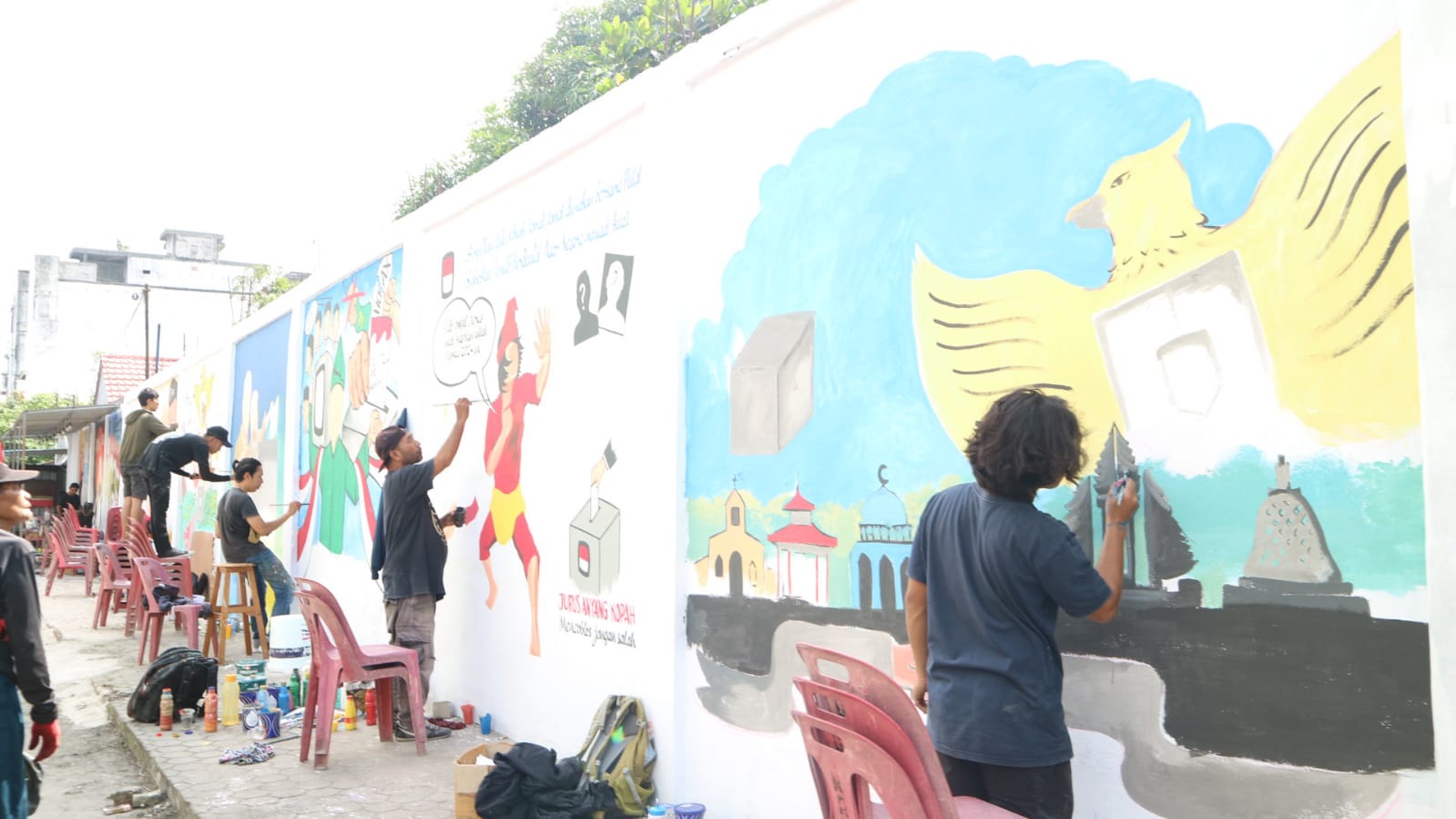 Lomba Mural Edukasi Pemilu 2024