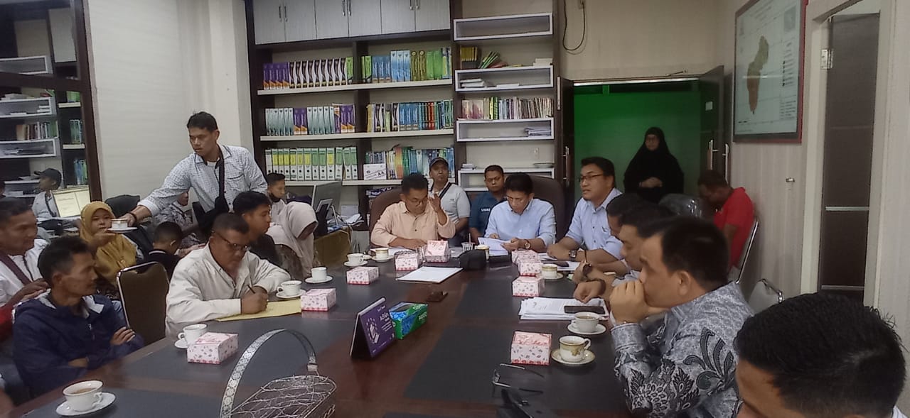 Terkait Persoalan Program Penanaman Ubi Kayu, Komisi II DPRK Aceh Tamiang Gelar RDP