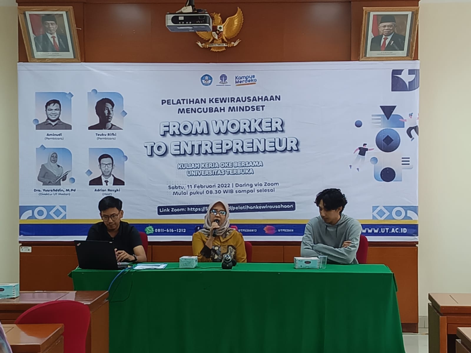 Tingkatkan Kemandirian Mahasiswa UT Medan Gelar Pelatihan Kewirausahaan