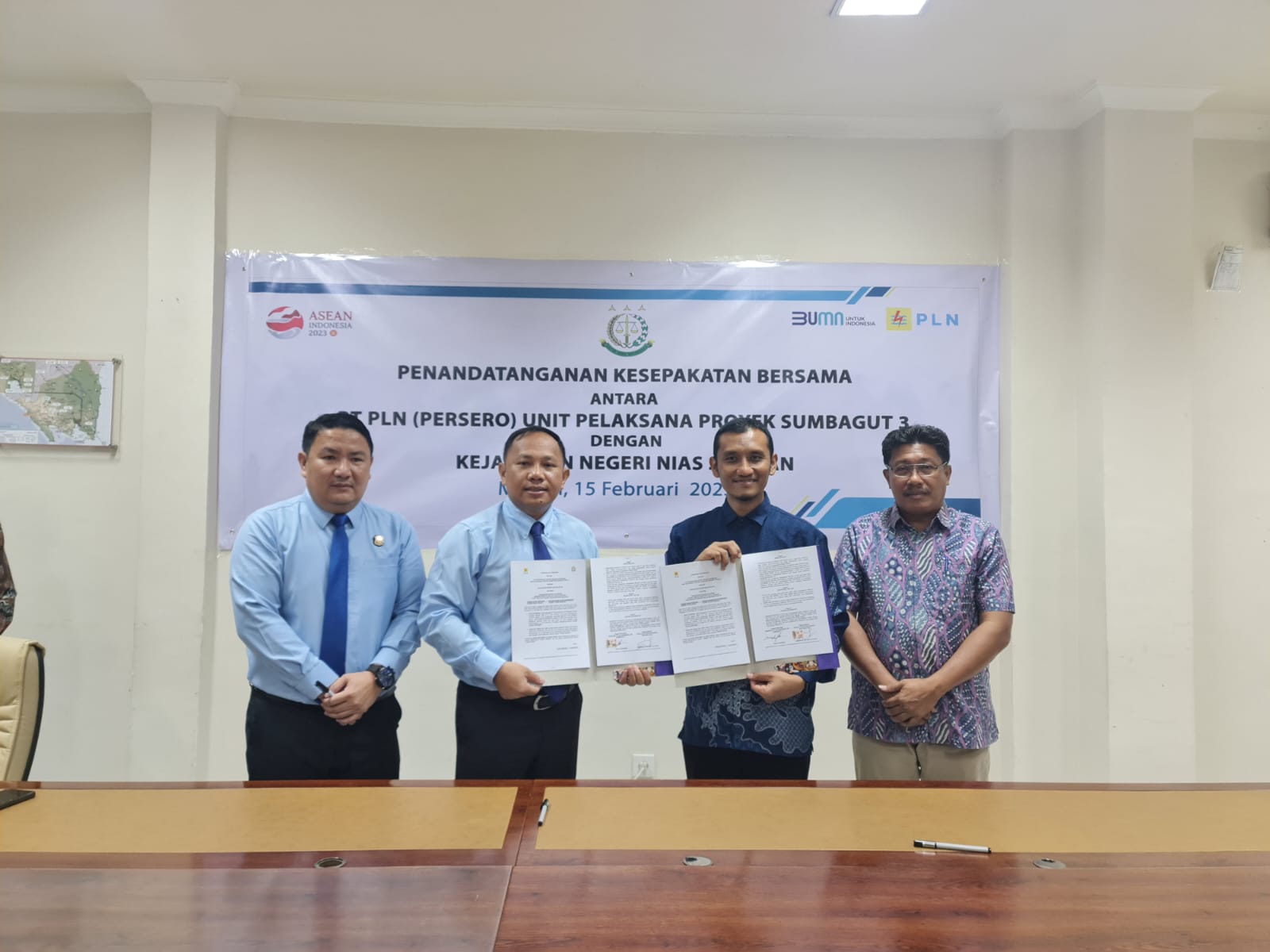 Gelar PKB, PLN UPP Sumbagut 3 dan Kejari Nisel Sepakati Pendampingan Hukum