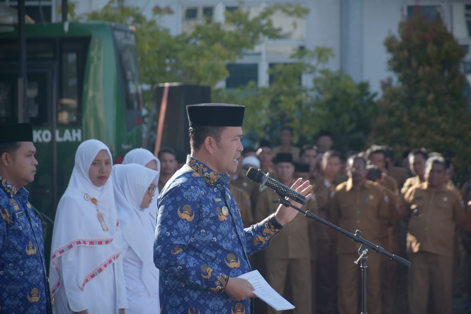 Pj Bupati Bener Meriah Pimpin Apel HKN
