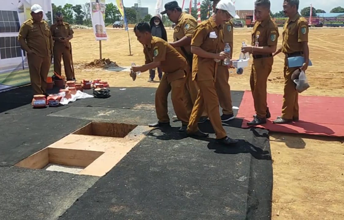 Tanah Peletakan Batu Pertama Kantor Bupati Dari Desa Se-Batubara