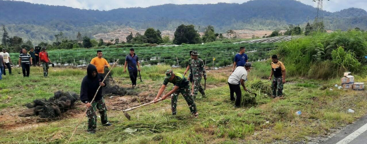 Korem 022/PT Berkolaborasi Manfaatkan Lahan Tidur