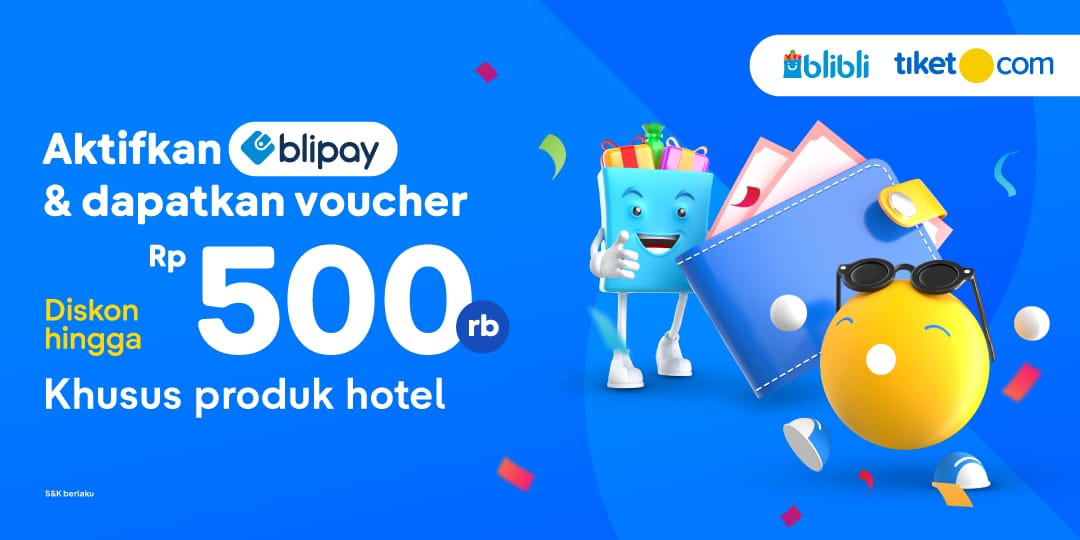 Blipay Kini Hadir di tiket.com, Ekosistem Blibli Tiket Makin Kaya Manfaat Untuk Pelanggan