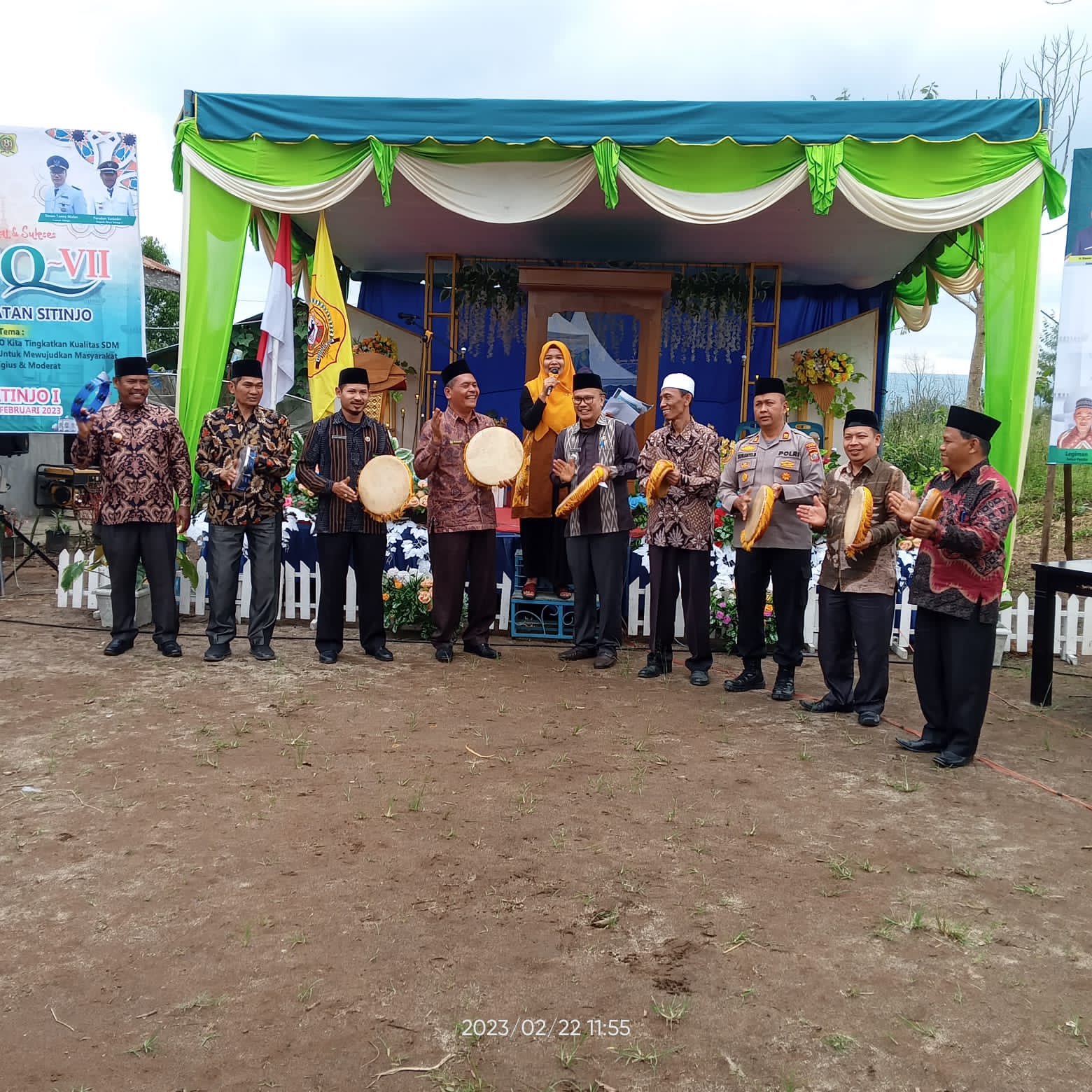 Simon Toni Malau Buka MTQ Ke-7 Kecamatan Sitinjo