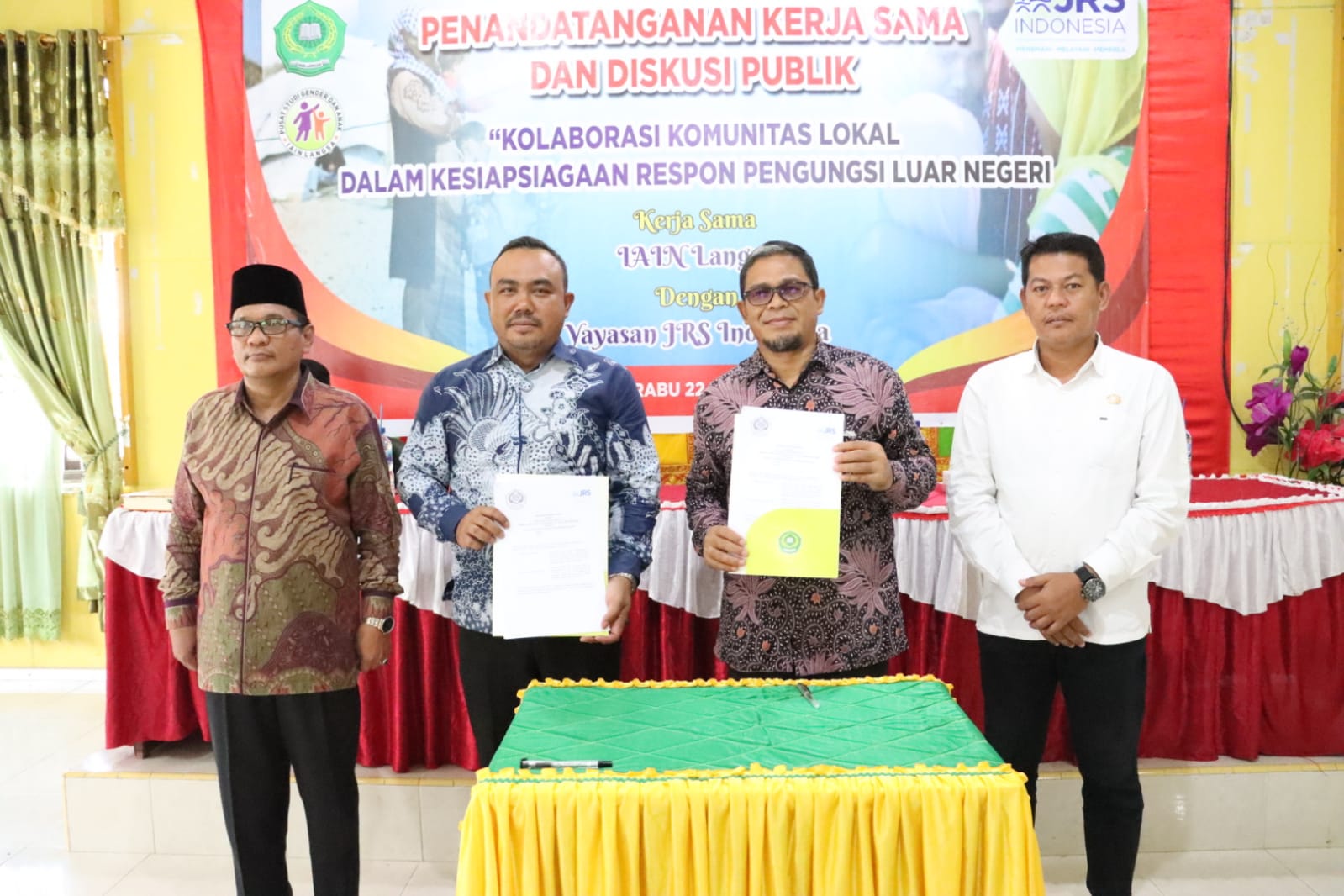 PSGA IAIN Langsa Dan Yayasan JRSI Kerjasama Bidang Penanganan Pengungsi Luar Negeri