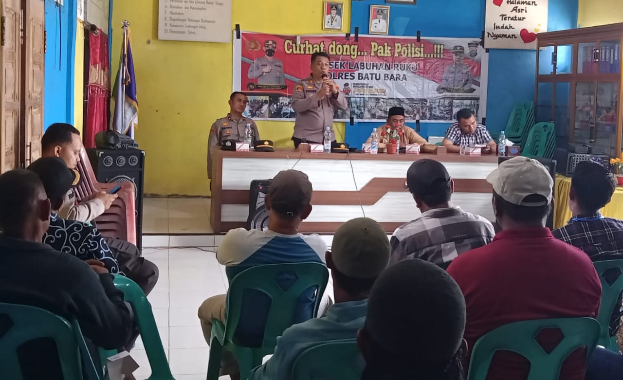 Warga Apresiasi Jumat Curhat Polsek Labuhanruku