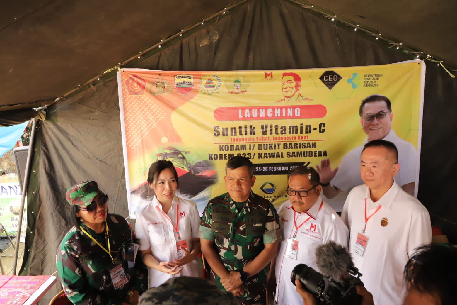 Sukseskan F1 PowerBoat, Kodam I/BB Launching Vitamin Gratis untuk Masyarakat Balige