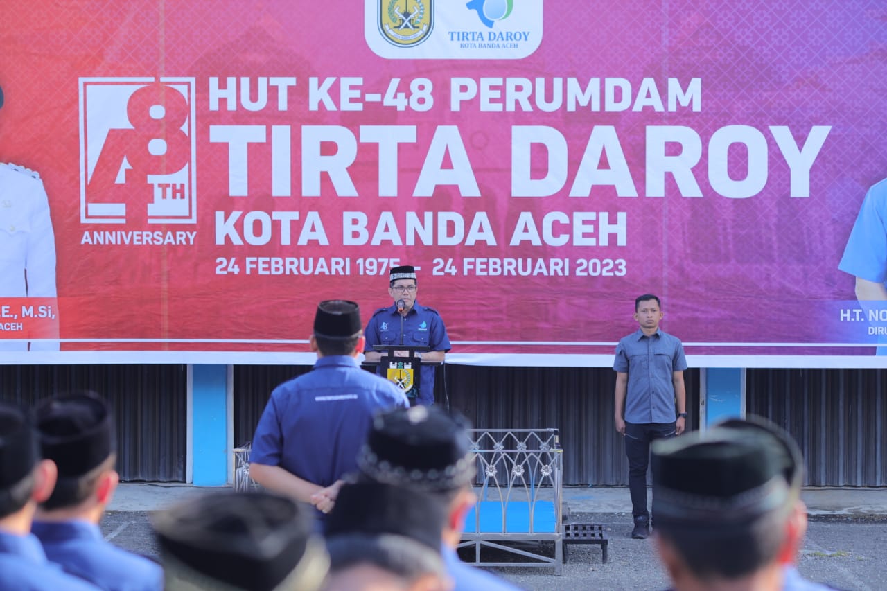 Bakri Siddiq Pimpin Apel 48 Tahun Perumdam Tirta Daroy: Beri Pelayanan Terbaik