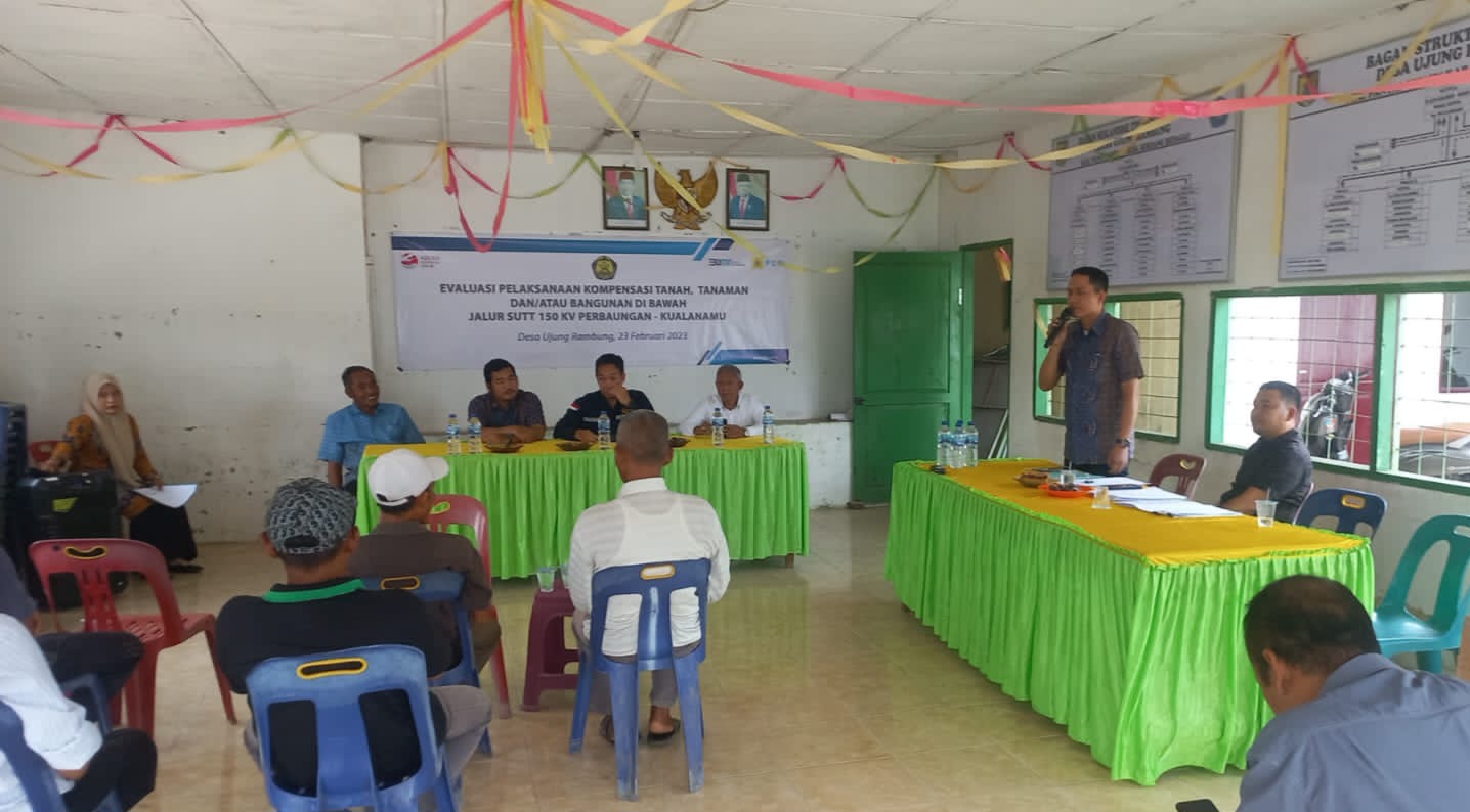 PLN Gelar Monitoring Evaluasi Kompensasi ROW Jalur SUTT 150 kV Perbaungan-Kualanamu