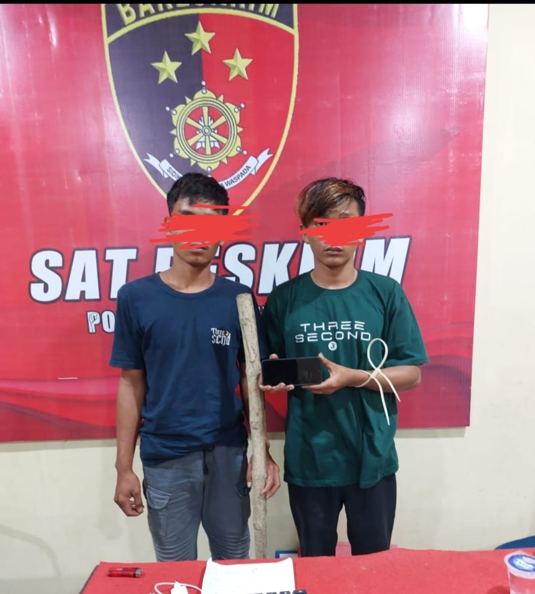 Dua Tersangka Pembunuh Satpam Dibekuk