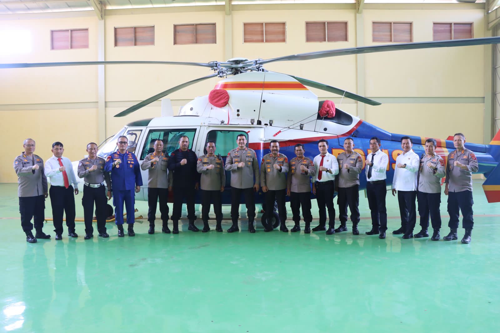 Kapolda Aceh Cek Kelaikan Operasional Helikopter