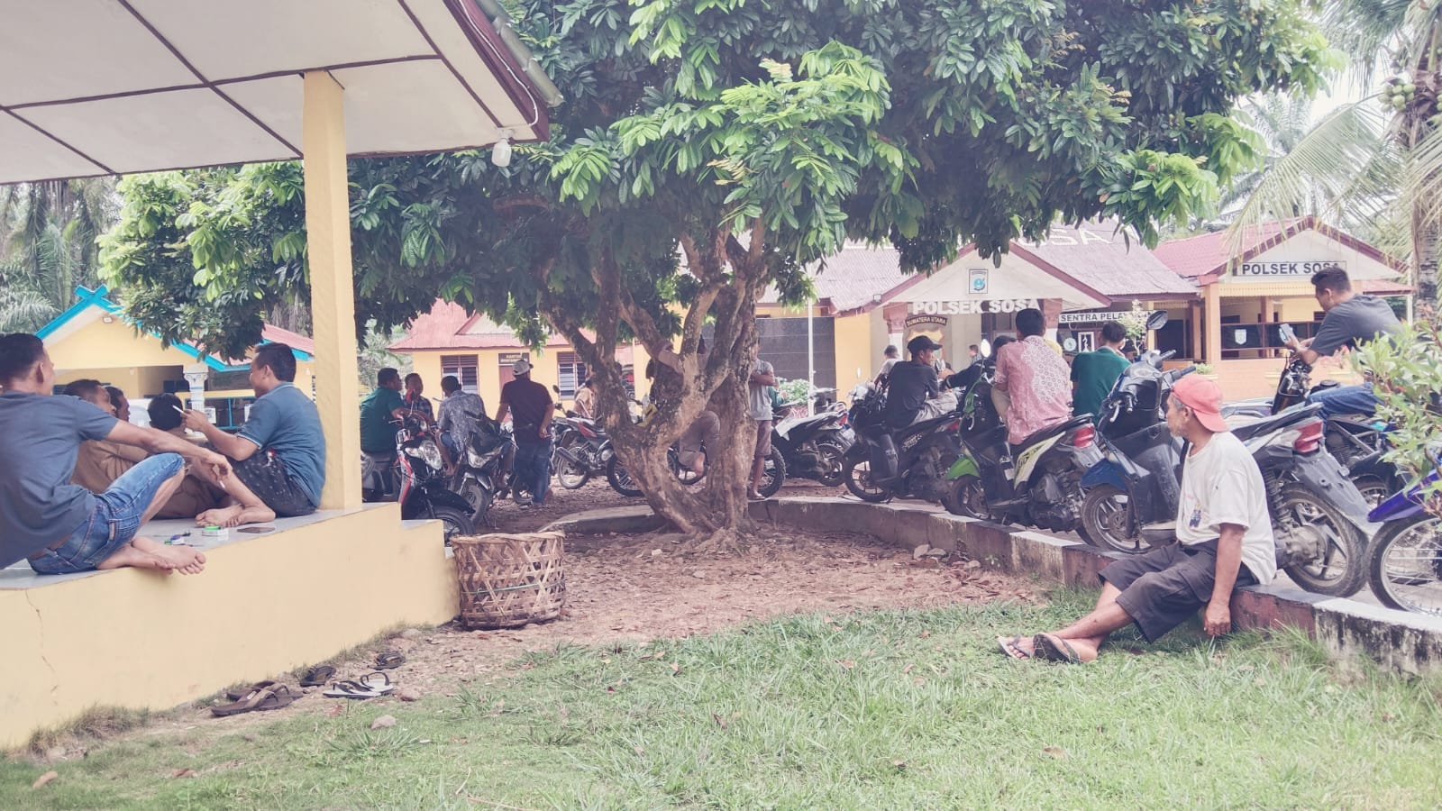 Empat Warga Dipanggil Terkait Sengketa Lahan, Puluhan Warga Datangi Polsek Sosa