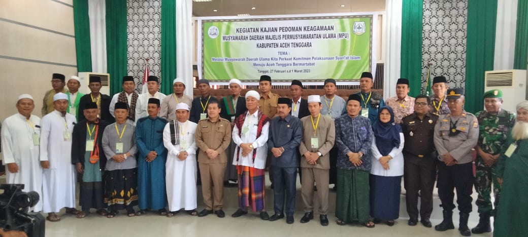 Pj Bupati Agara Buka Musda MPU Periode 2022-2027