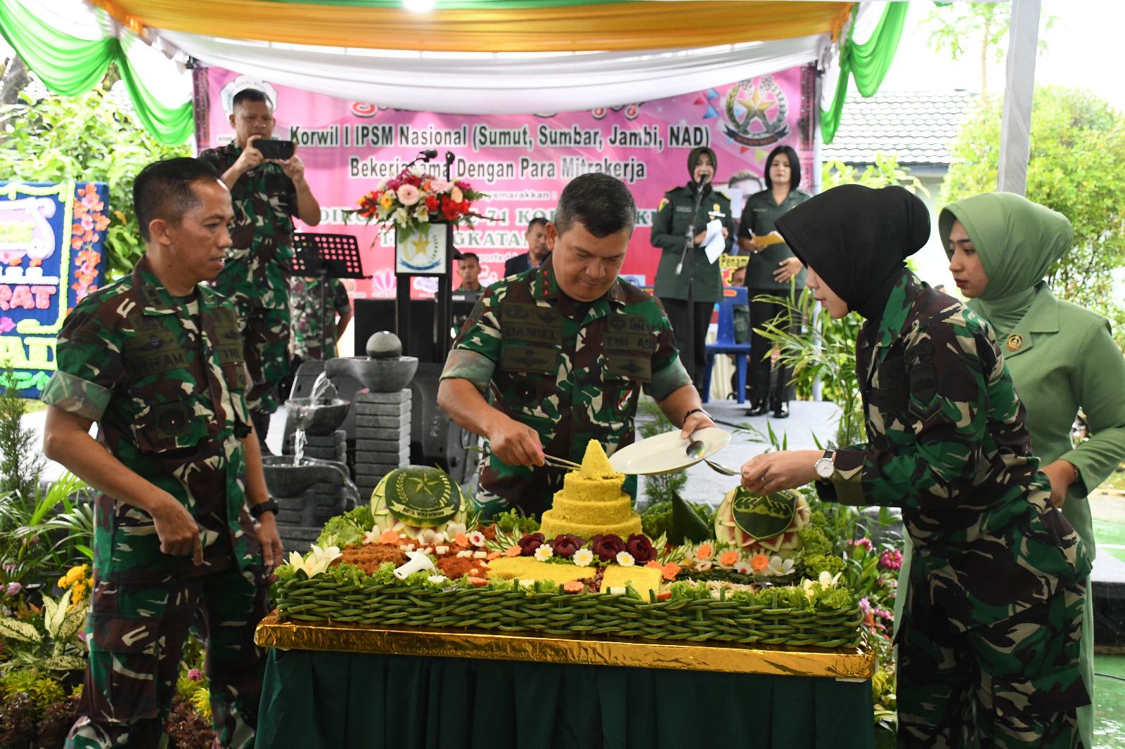 Pangdam I/BB Hadiri Peringatan HUT Korps Kumad Ke-71