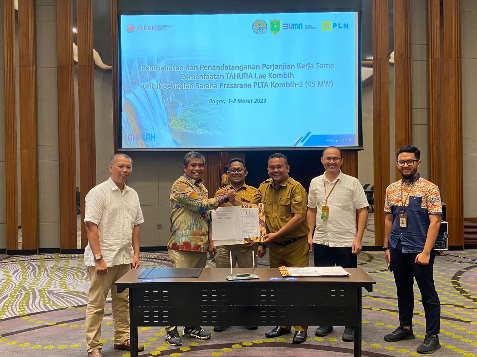 Rakor di Bogor, PLN UIP Sumbagut-DLHK Kota Subulussalam Tandatangani PKS
