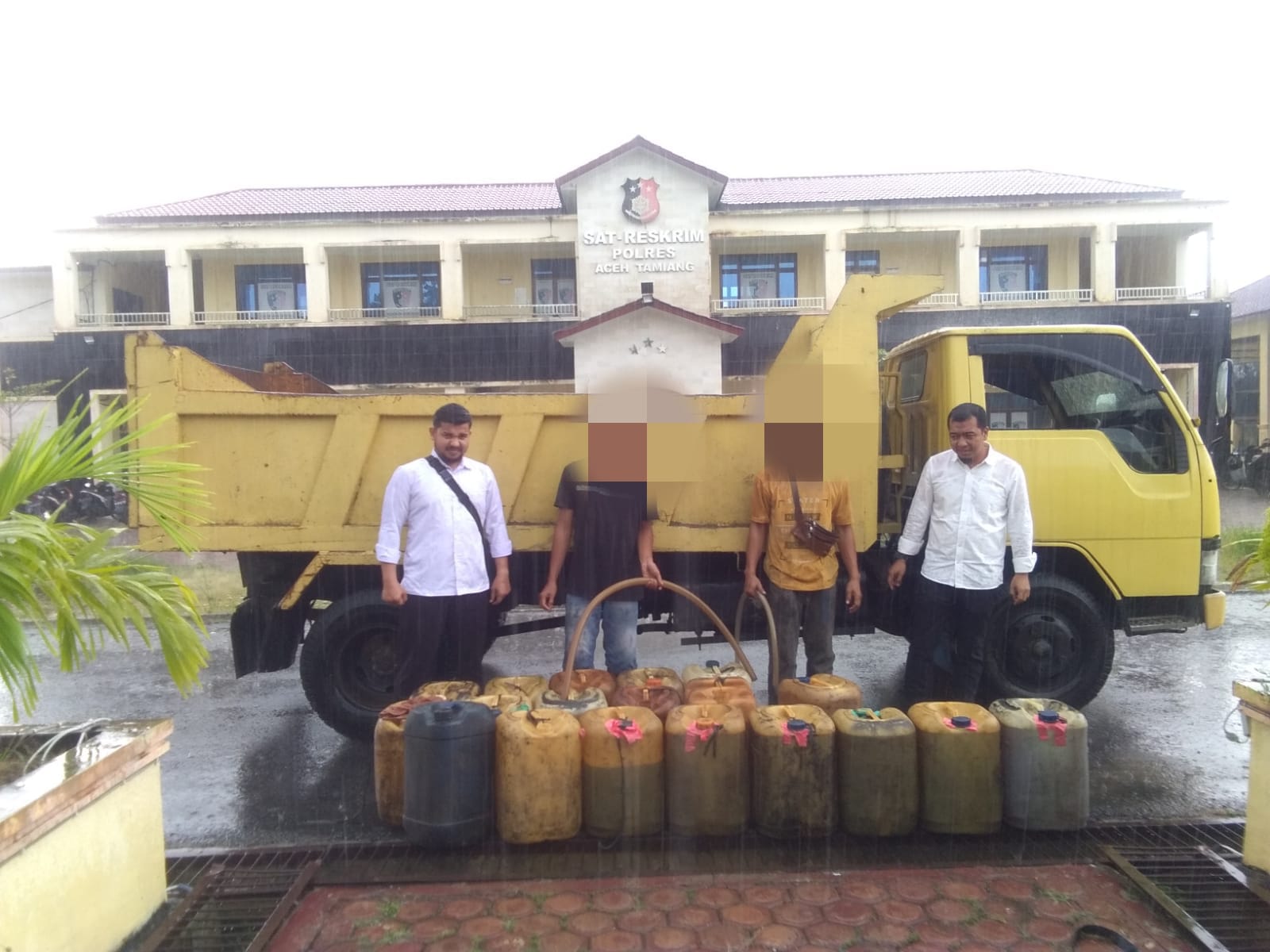 Polres Aceh Tamiang Amankan Dua Penyalahguna BBM Subsidi Solar