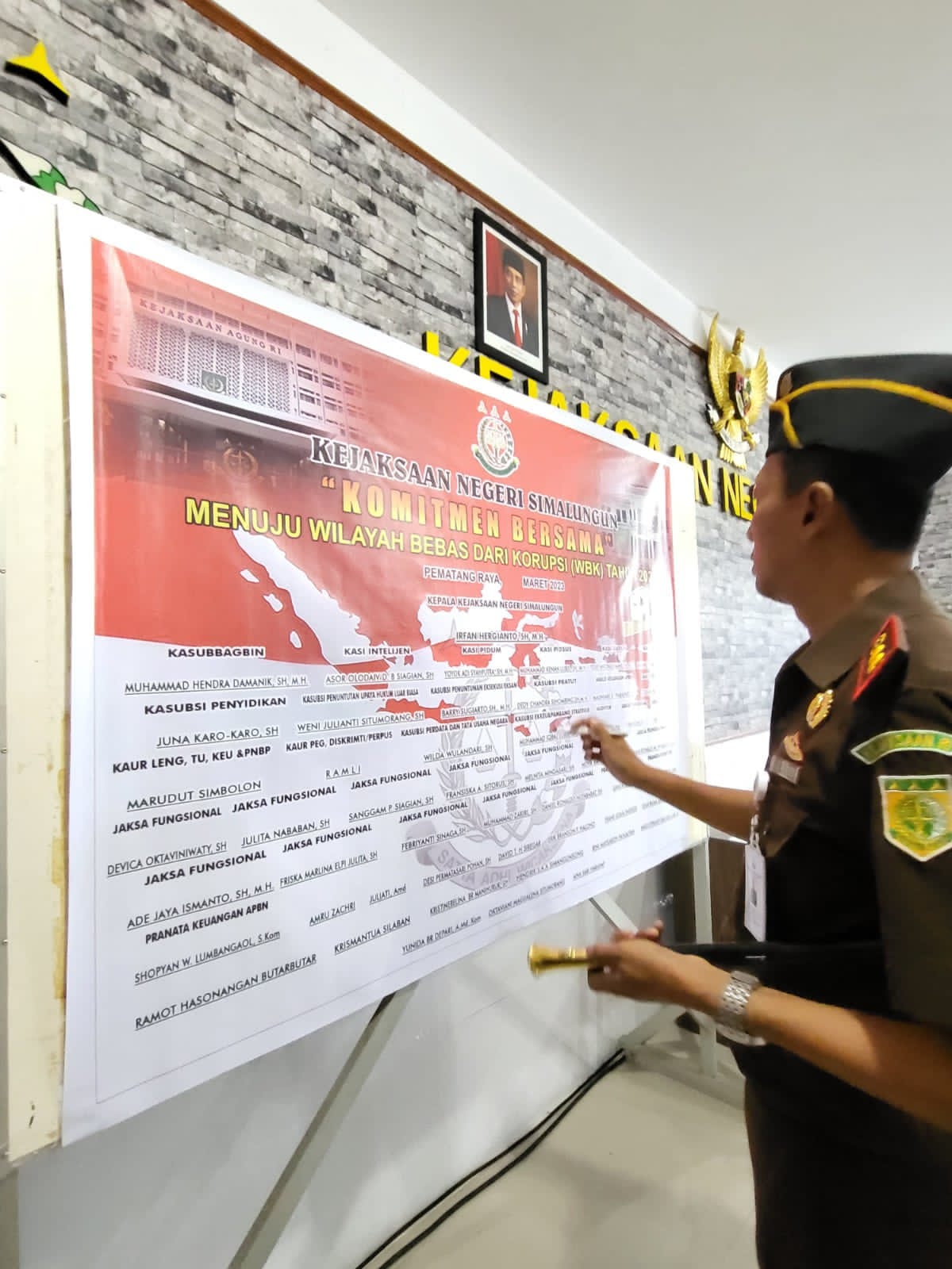 Kejari Simalungun Deklarasi Pencanangan Zona Integritas Menuju WBK/WBBM