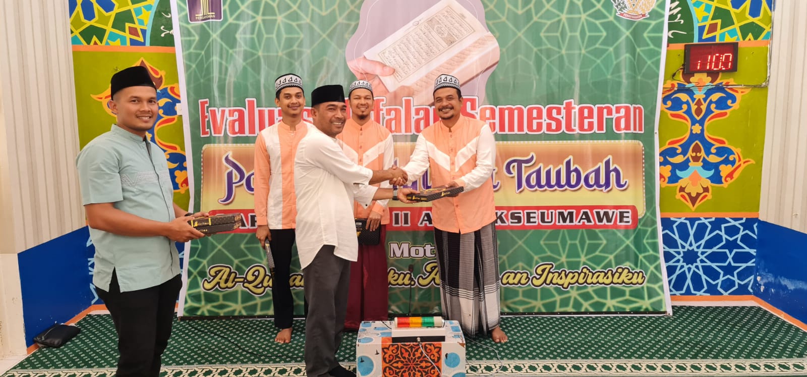 16 WBP Lapas Lhokseumawe Ikuti Ujian Tahfizul Quran Program Pesantren