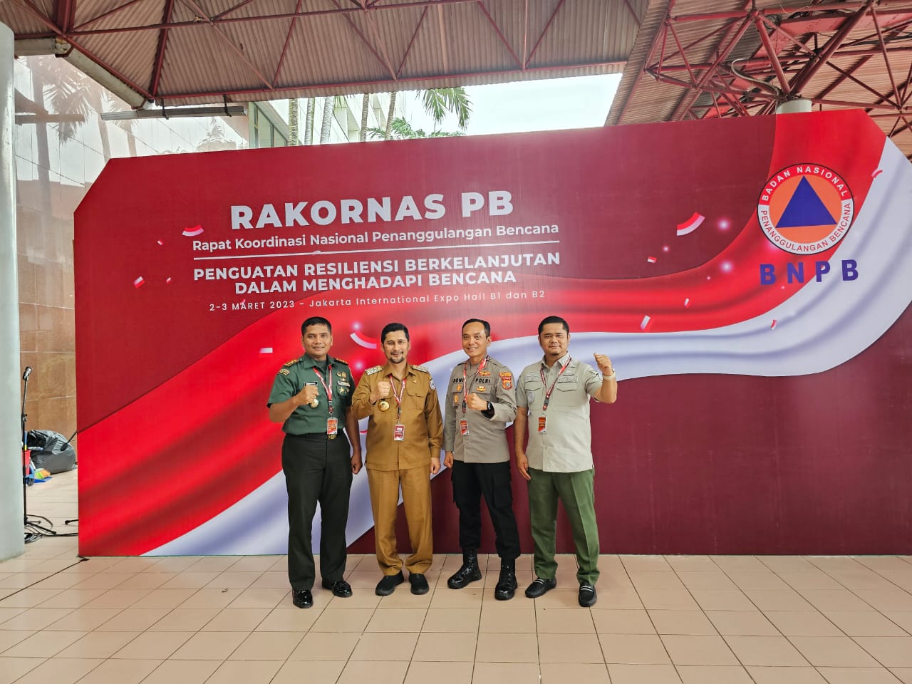 Pj Bupati Agara Hadiri Rakornas Penanggulangan Bencana Di Jakarta