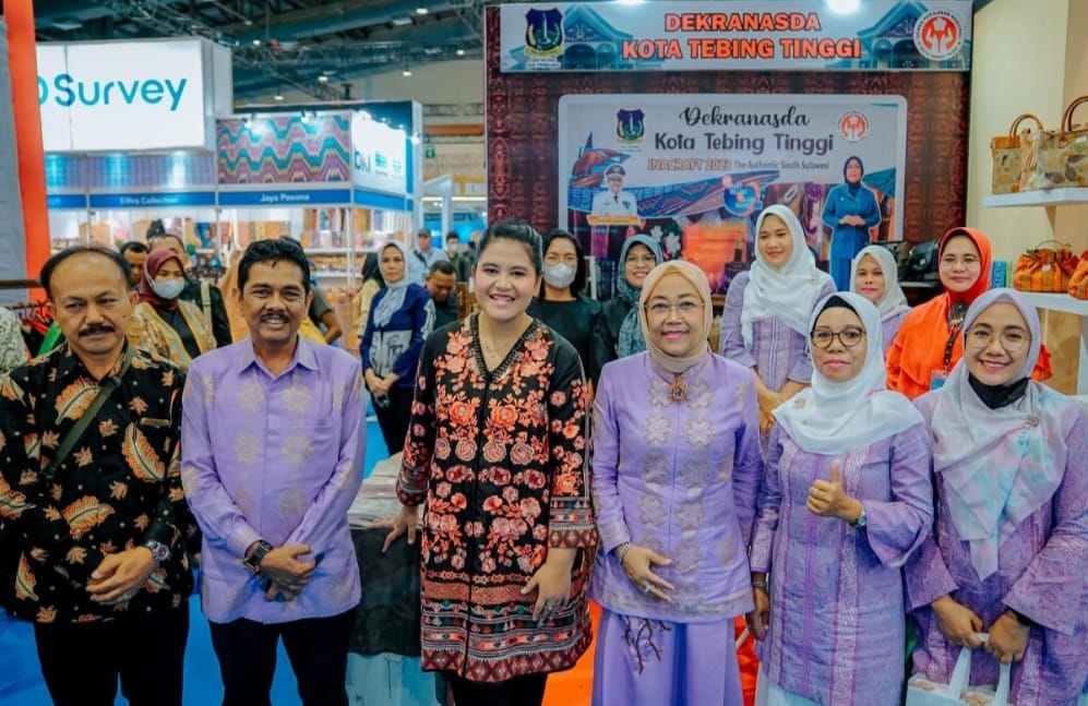 Dekranasda Tebingtinggi Pamerkan Beragam Produk UMKM Di Inacraft 2023