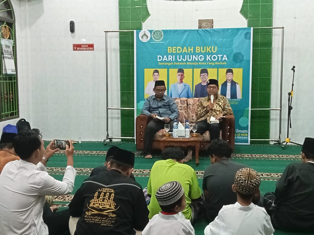 BKPRMI Medan Perjuangan Bedah Buku Dari Ujung Kota