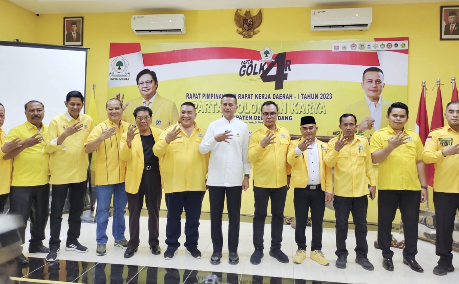 Fokus Pileg Dan Pilpres, Di Deliserdang Golkar Targetkan 10 Kursi