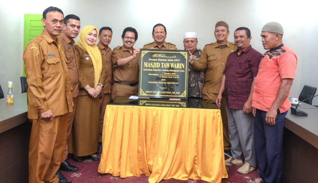 Pengurus BKM Tawwabin Datangi Wali Kota Sidempuan